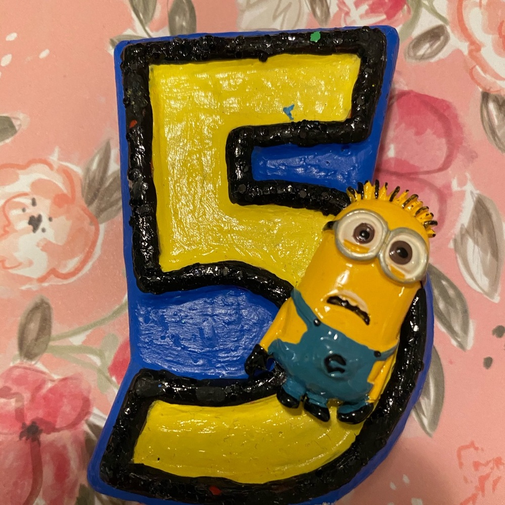 5th birthday candle